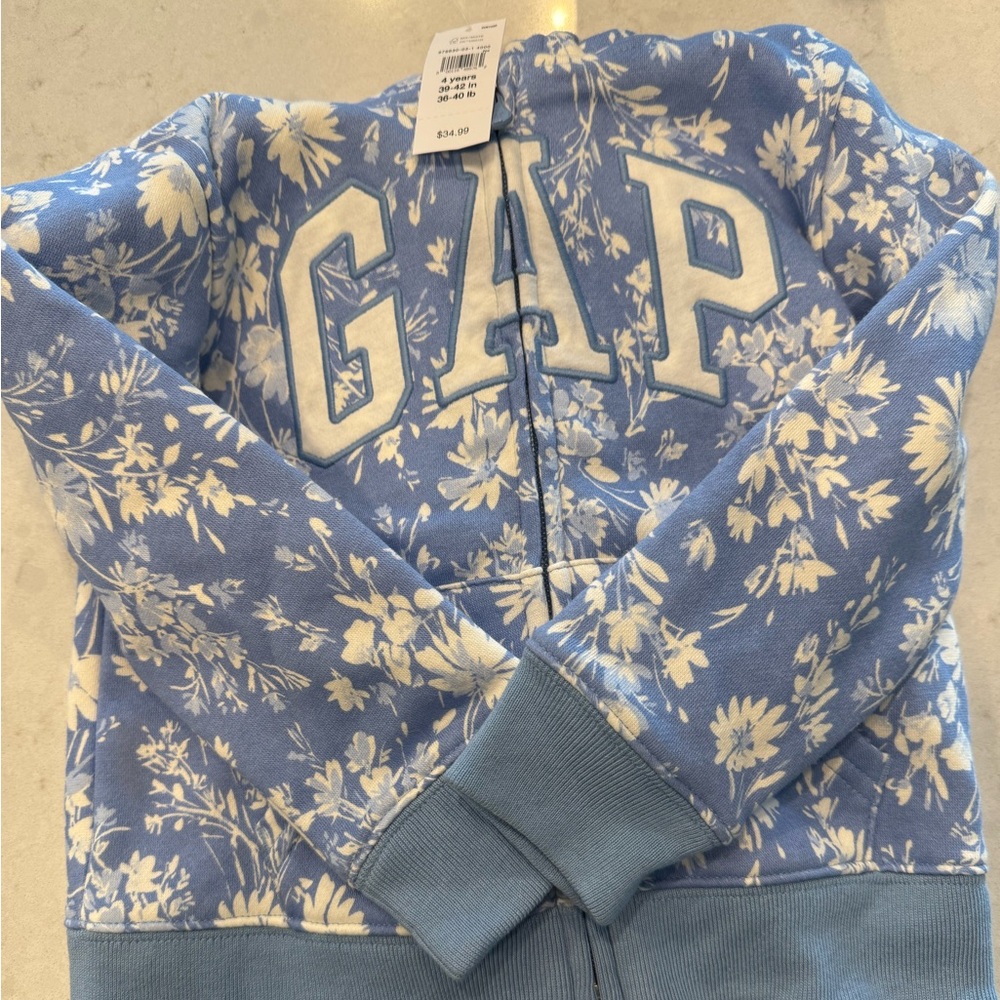 Gap × LoveShackFancy Toddler Floral Logo Hoodie